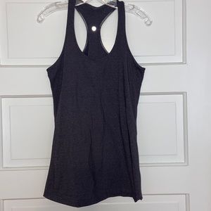Lululemon Athletica, Heathered Aubergine (Dk. Purple),Cool Racerback Tank, Sz 12